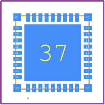 TB67S522FTAG - Toshiba PCB footprint - Other - Other - P-WQFN36-0606-0.50-002_2024-5