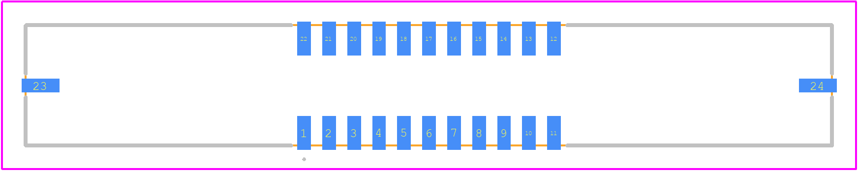 TCD2565BFG - Toshiba PCB footprint - Other - Other - TCD2565BFG-1