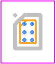 TCK22923G - Toshiba PCB footprint - BGA - BGA - WCSP6E