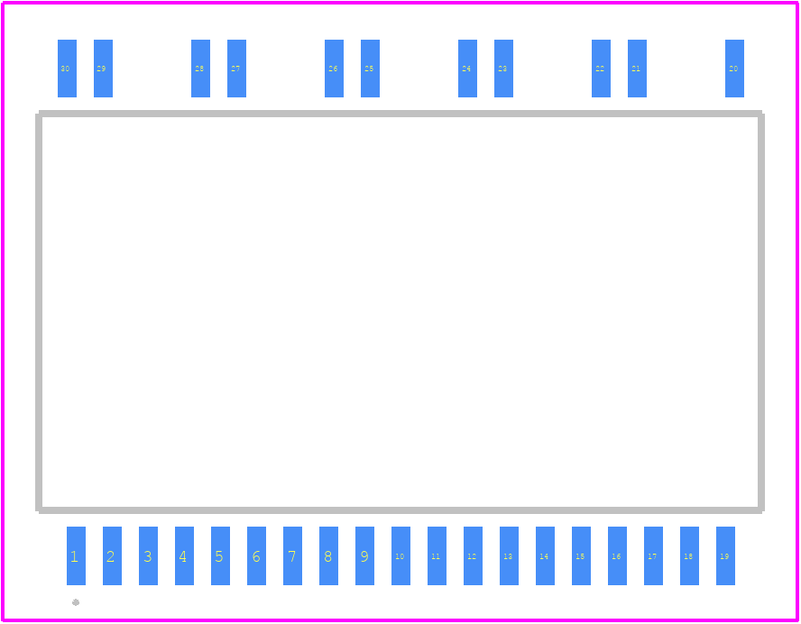 TPD4207F - Toshiba PCB footprint - Other - Other - P-SSOP30-1120-1.00-001_2024-5