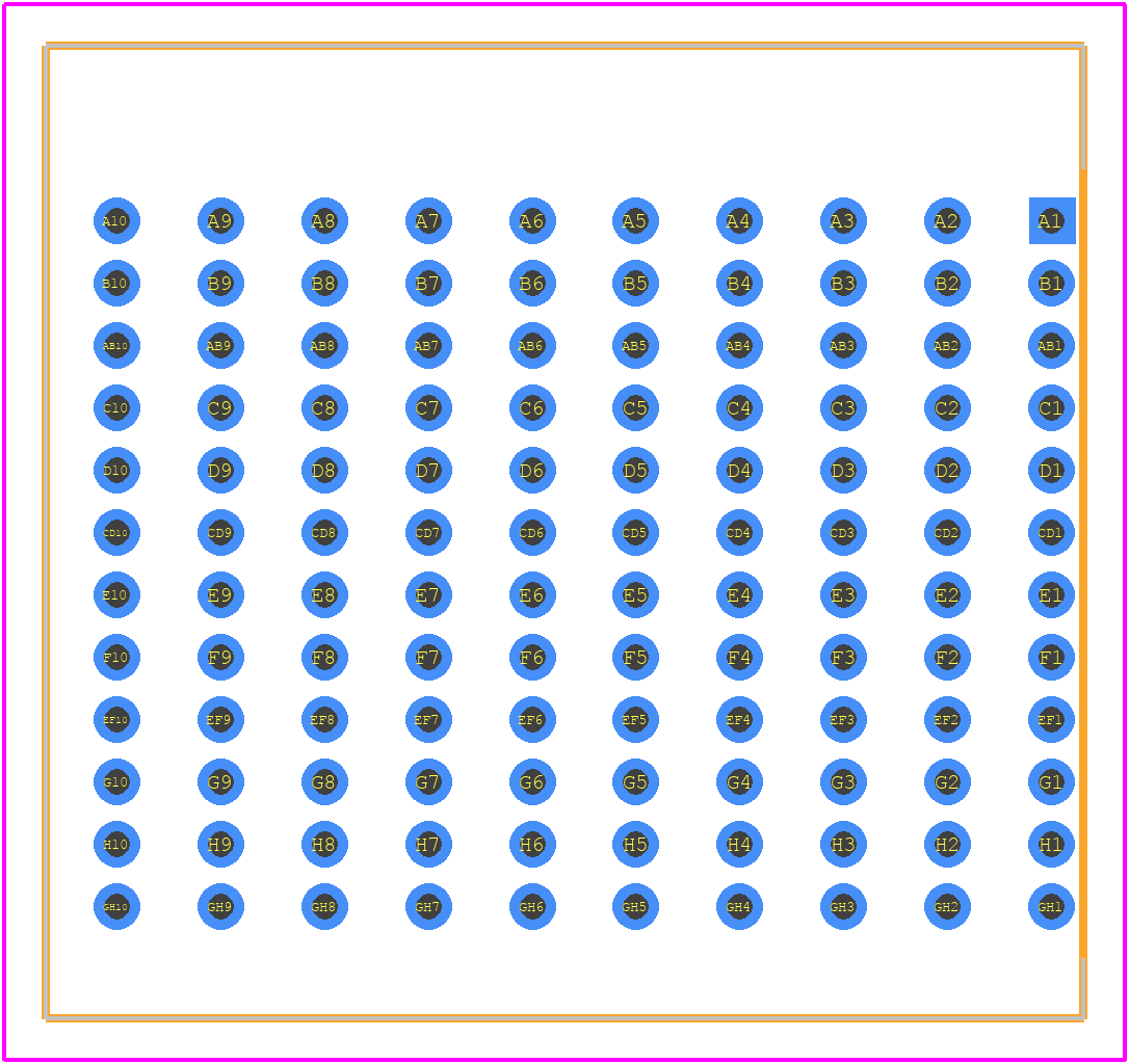 973061 - TE Connectivity PCB footprint - Other - Other - 973061-1