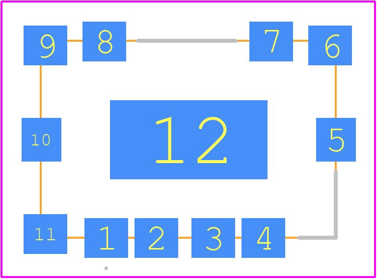 TAMP-272LN+ - Mini-Circuits PCB footprint - Other - Other - TAMP-272LN+-5