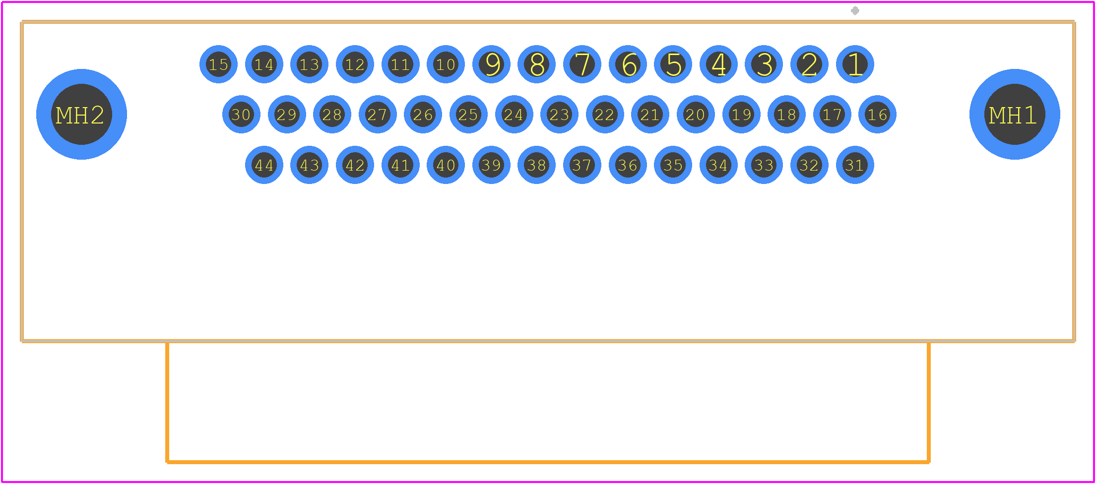 634-W44-262-012 - EDAC PCB footprint - Other - Other - 634-W44-262-012-2