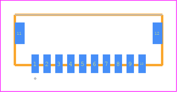 T1M-10-F-SV-L - SAMTEC PCB footprint - Other - Other - T1M-10-X-SV-L