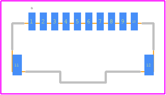 T1M-10-F-SH-L - SAMTEC PCB footprint - Other - Other - T1M-10-F-SH-L-1