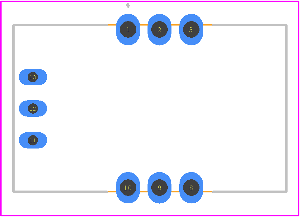 LES 25-NP - LEM PCB footprint - Other - Other - LES 25-NP-2