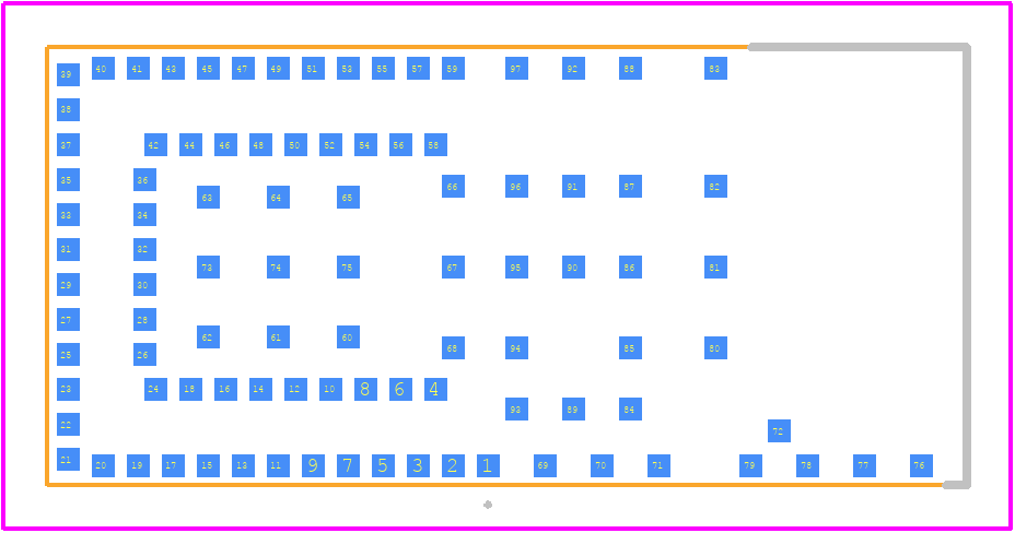 453-00076R - EZURIO PCB footprint - Other - Other - 97-BFLGA Module_2024