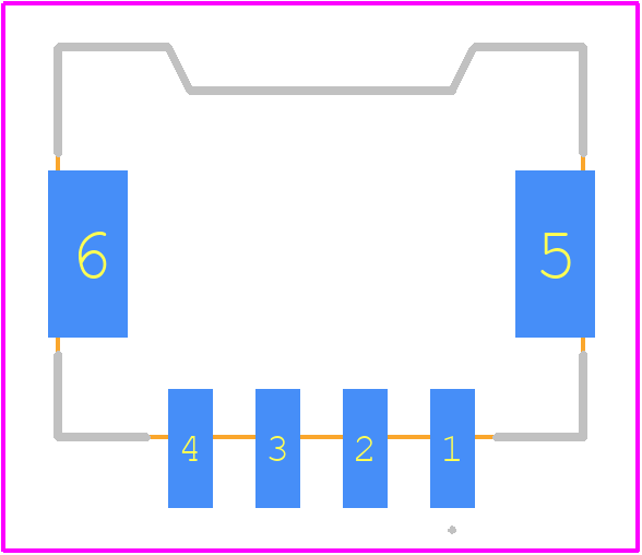 SM04B-PASS-TBT - JST (JAPAN SOLDERLESS TERMINALS) PCB footprint - Other - Other - SM04B-PASS-TBT-1
