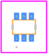UMD2NS-TP - MCC PCB footprint - Other - Other - SOT-363S_2024-6