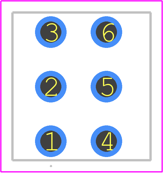 MS22BNW03 - NKK Switches PCB footprint - Other - Other - MS22BNW03-2