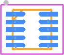 MIC23250-G4YMT-TR - Microchip PCB footprint - Small Outline No-lead - Small Outline No-lead - 10-Pin 2mm x 2mm Thin MLF