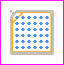 MAX77972EWX+T - Analog Devices PCB footprint - BGA - BGA - MAX77972EWX+T