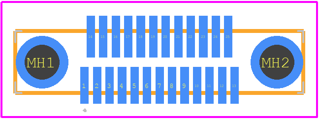 NK-2B2-015-225-TH00 - Molex PCB footprint - Other - Other - NK-2B2-015-225-TH00-1