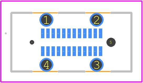 UC-00PFFT-QF7001 - Amphenol PCB footprint - Other - Other - UC-00PFFT-QF7001-1