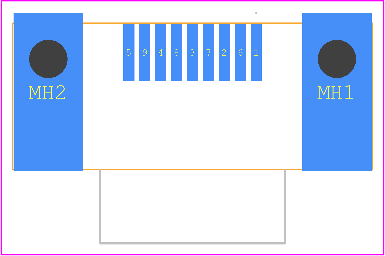 L17SM209SB14R - Amphenol PCB footprint - Other - Other - L17SM209SB14R-2