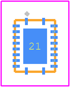 SN74LV244ATRGYRG4 - Texas Instruments PCB footprint - Other - Other - SN74LV244ATRGYRG4-3