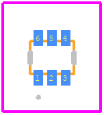 MMDT2222ATB6-AU - PANJIT PCB footprint - Other - Other - SOT-563_2024