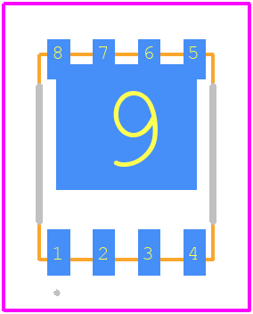 PJQ5574A-AU - PANJIT PCB footprint - Other - Other - DFN5060-8L_1