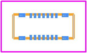 BM23PF0.8-14DS-0.35V(895) - Hirose PCB footprint - Other - Other - BM23PF0.8-14DS-0.35V(895)-2