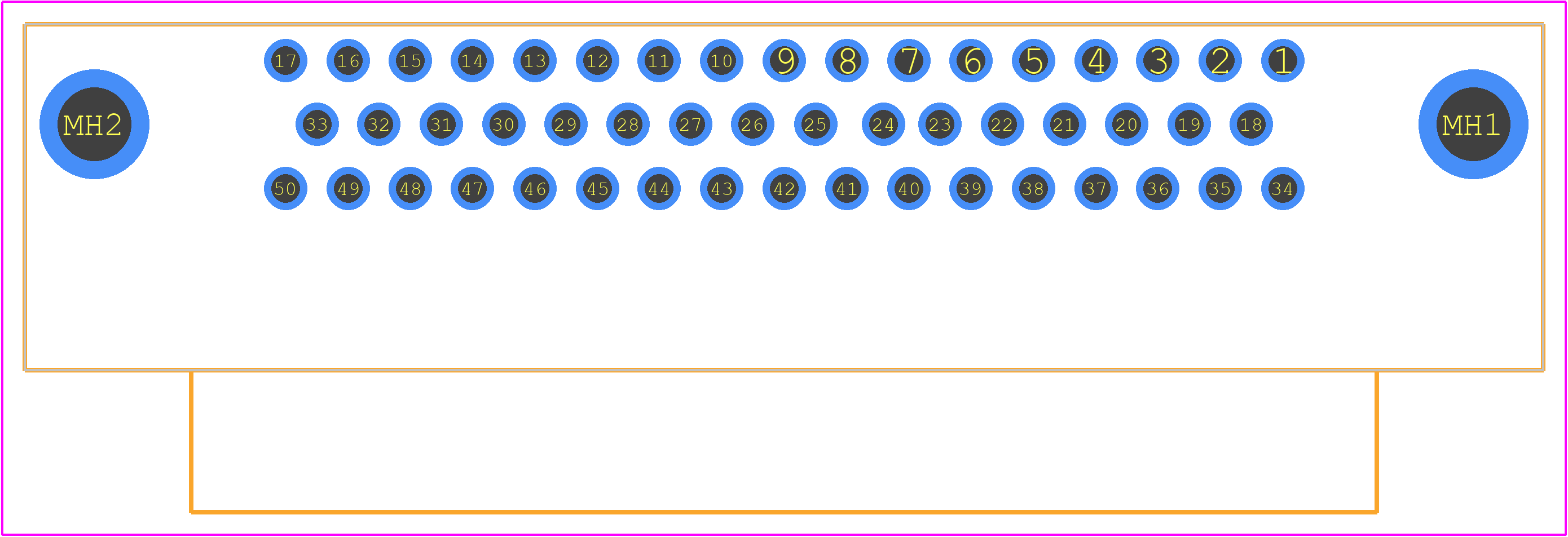 1218434-5 - TE Connectivity PCB footprint - Other - Other - 1218434-5-2_1