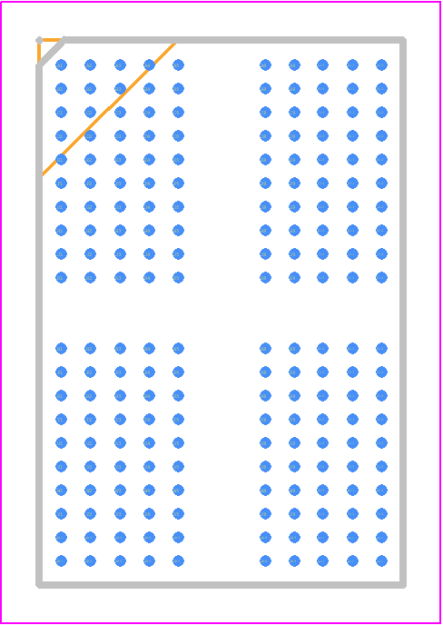 NT6AN512T32AV-J1I - SMARTsemi PCB footprint - BGA - BGA - NT6AN512T32AV-J1I