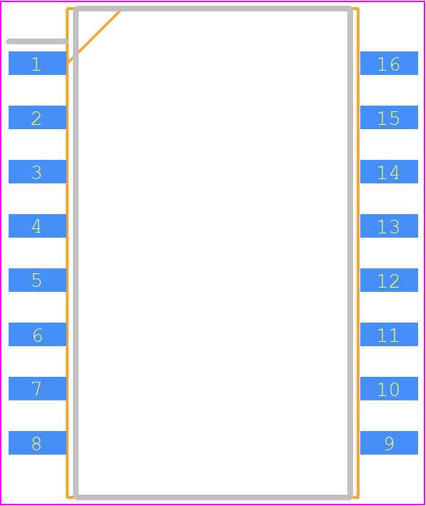 PM-DB2779 - Premier Magnetics PCB footprint - Small Outline Packages - Small Outline Packages - SOP-16