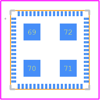 MAX32675CALZ+ - Analog Devices PCB footprint - Other - Other - MAX32675CALZ+-1
