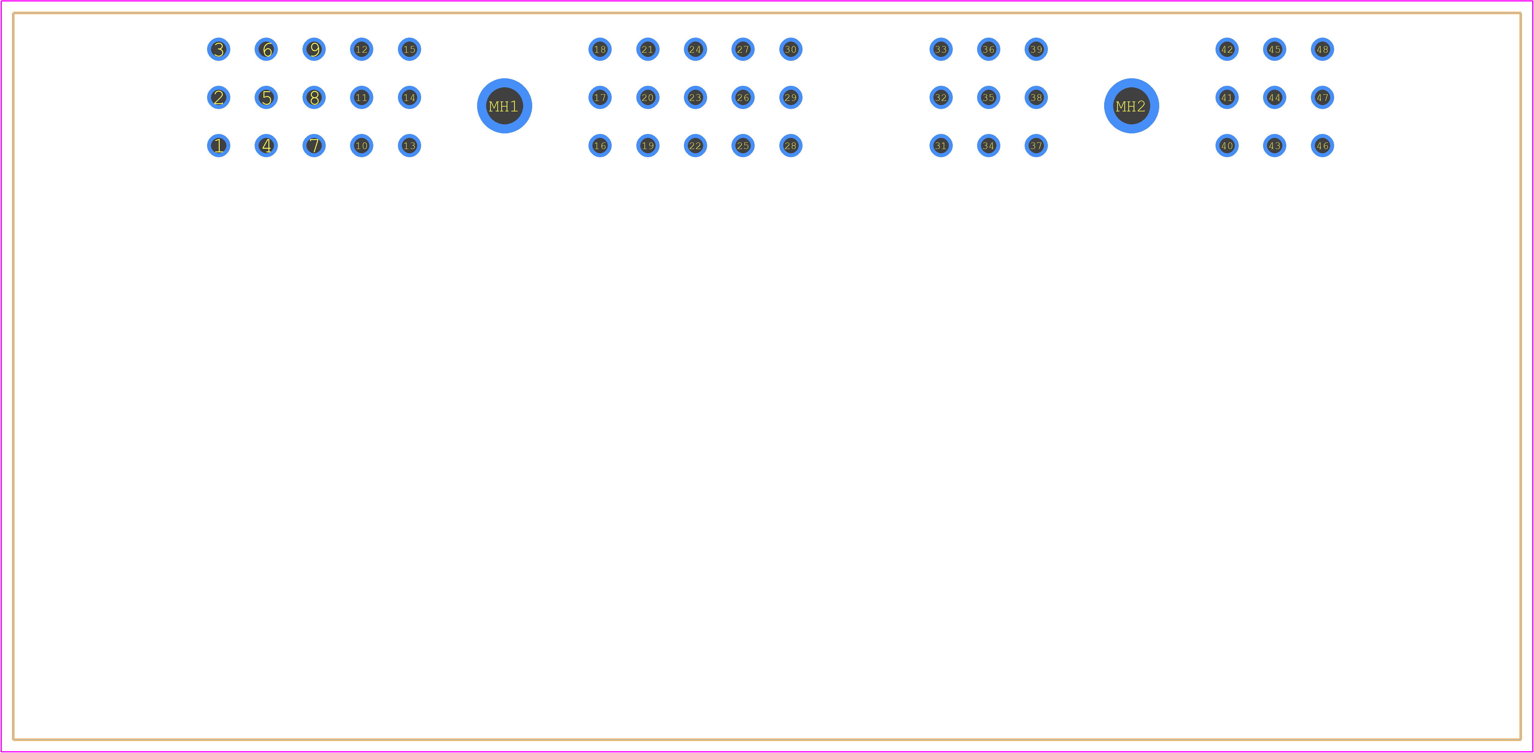5810148009 - Cinch Connectivity Solutions PCB footprint - Other - Other - 5810148009-4