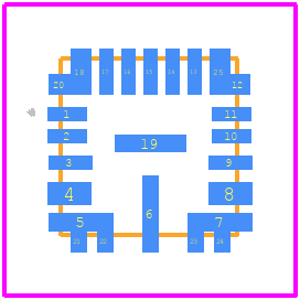 MAX17793AFN+T - Analog Devices PCB footprint - Other - Other - F184A4F+1
