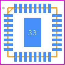 APW6016 - Anpec Elec PCB footprint - Quad Flat No-Lead - Quad Flat No-Lead - VTQFN4X4-32-D