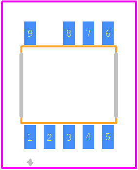 NCP1342AMAACD1R2G - onsemi PCB footprint - Other - Other - SOIC−9 NB CASE 751BP ISSUE A_1