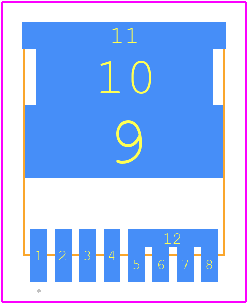 BTS500071LUAAUMA1 - Infineon PCB footprint - Other - Other - PG-HSOF-8-5