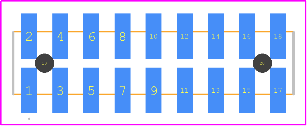 15-91-1188 - Molex PCB footprint - Other - Other - 15-91-1188-3