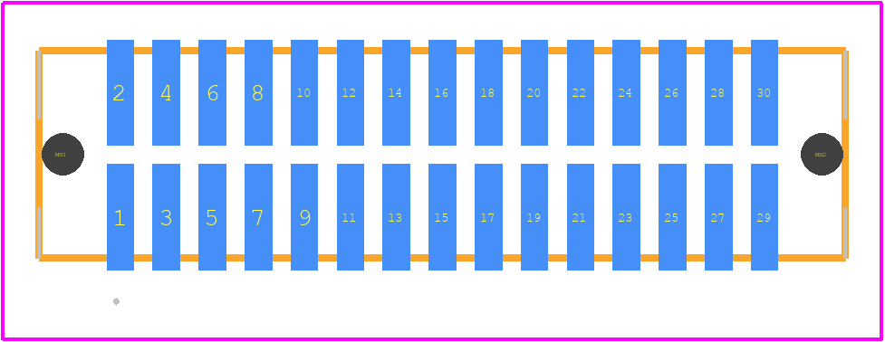 TFML-115-02-L-D-LC - SAMTEC PCB footprint - Other - Other - TFML-115-02-L-D-LC-2