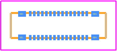 WP7B-S034VA1-R8000 - JAE PCB footprint - Other - Other - WP7B-S034VA1-R8000-1