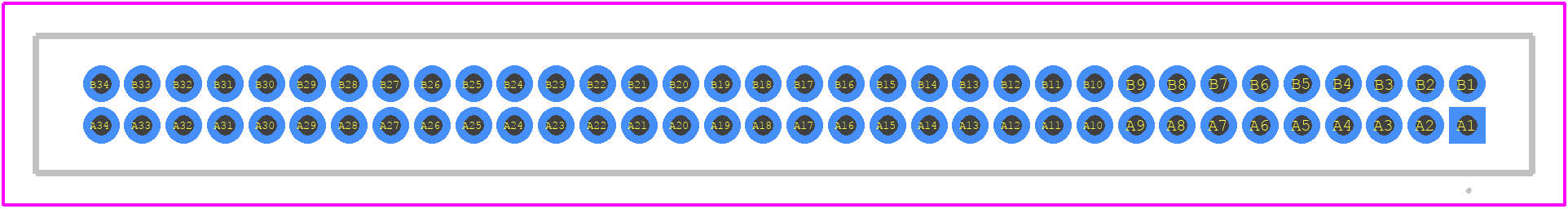 144183 - TE Connectivity PCB footprint - Other - Other - 144183-1