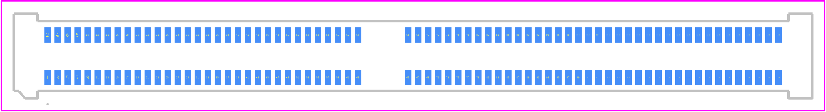 HSEC8-170-01-L-DV - SAMTEC PCB footprint - Other - Other - HSEC8-170-01-L-DV-2