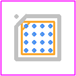 STCD2400F35F - STMicroelectronics PCB footprint - BGA - BGA - 16-WFBGA_2026