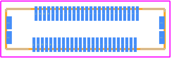 2039560501 - Molex PCB footprint - Other - Other - 2039560501-2