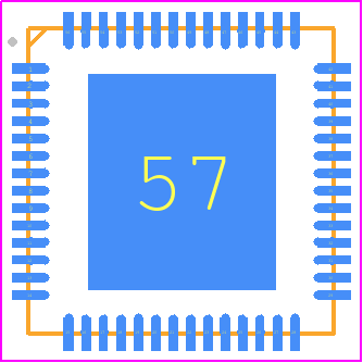 RTL8821CS-CG - Realtek PCB footprint - Quad Flat No-Lead - Quad Flat No-Lead - RTL8821CS-CG