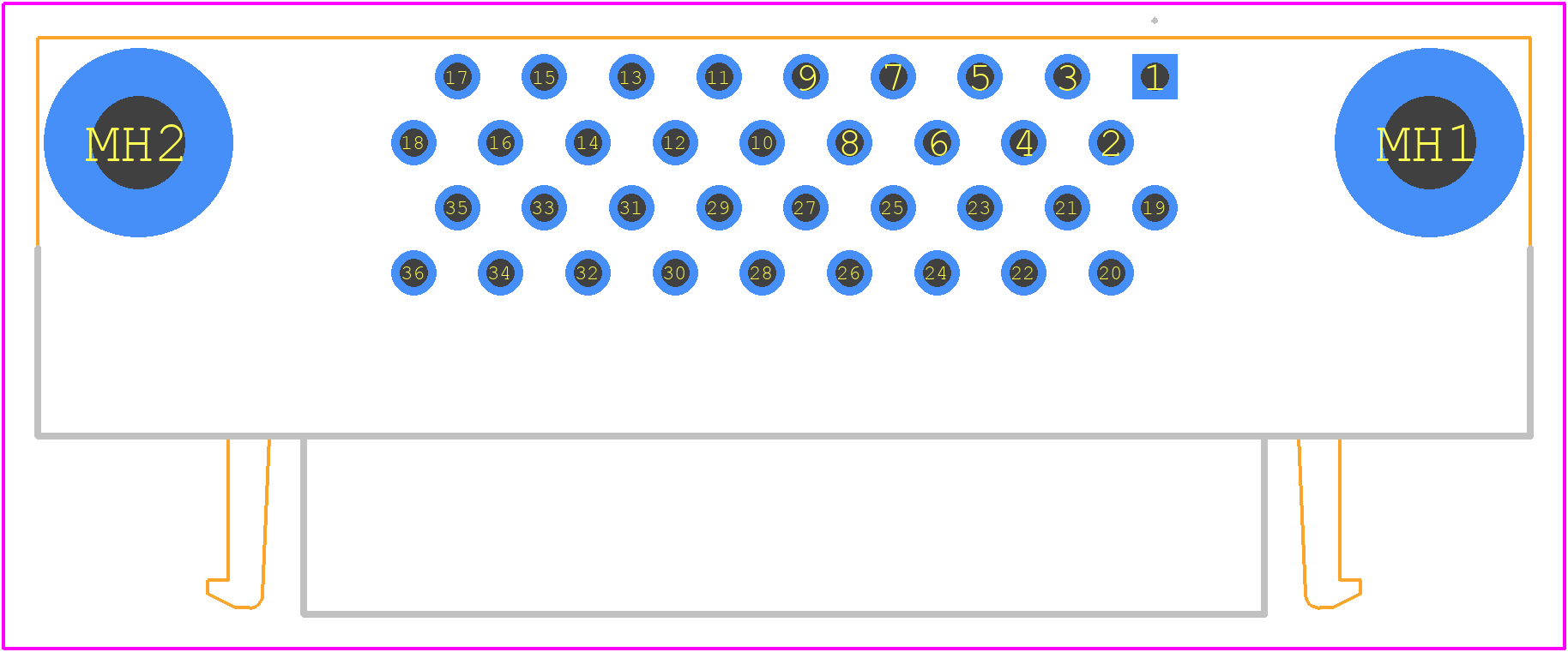 4-2232516-1 - TE Connectivity PCB footprint - Other - Other - 4-2232516-1-4