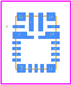 MAX20828TAFH+ - Analog Devices PCB footprint - Other - Other - F213A4F+2