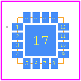 FXPS7115DS4T1 - NXP PCB footprint - Other - Other - HQFN (SOT1573-1)