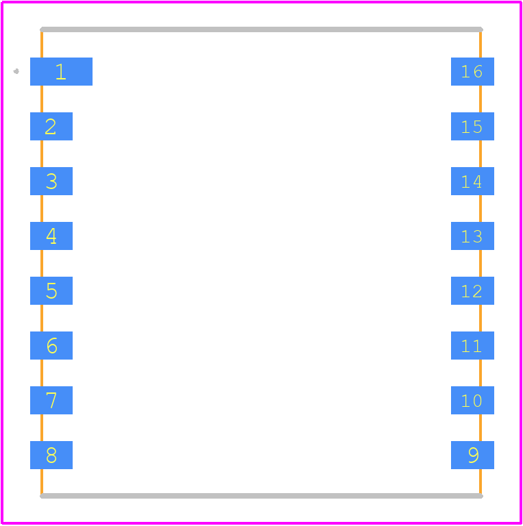 RA-01SH - Ai-Thinker PCB footprint - Other - Other - SMD16