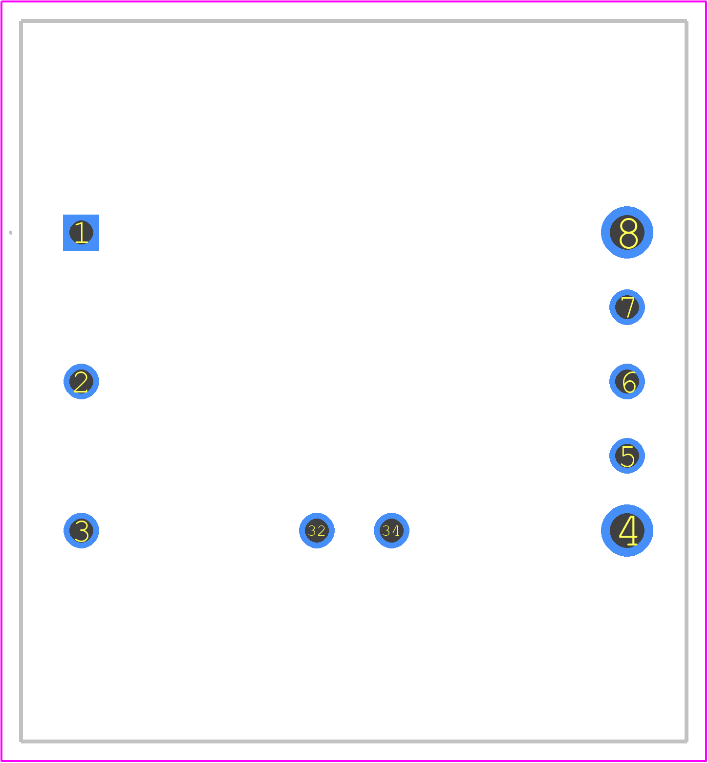I7C4W012A050V-PC3-R - TDK Lambda PCB footprint - Other - Other - 36.8mm x 34.0mm x 13.0mm