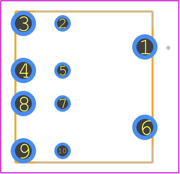 G8NW-2L-DC12 - OMRON Electronics PCB footprint - Other - Other - G8NW-2L-DC12-2