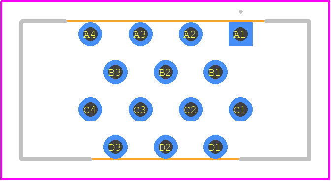 1-2271452-4 - TE Connectivity PCB footprint - Other - Other - 1-2271452-4-1