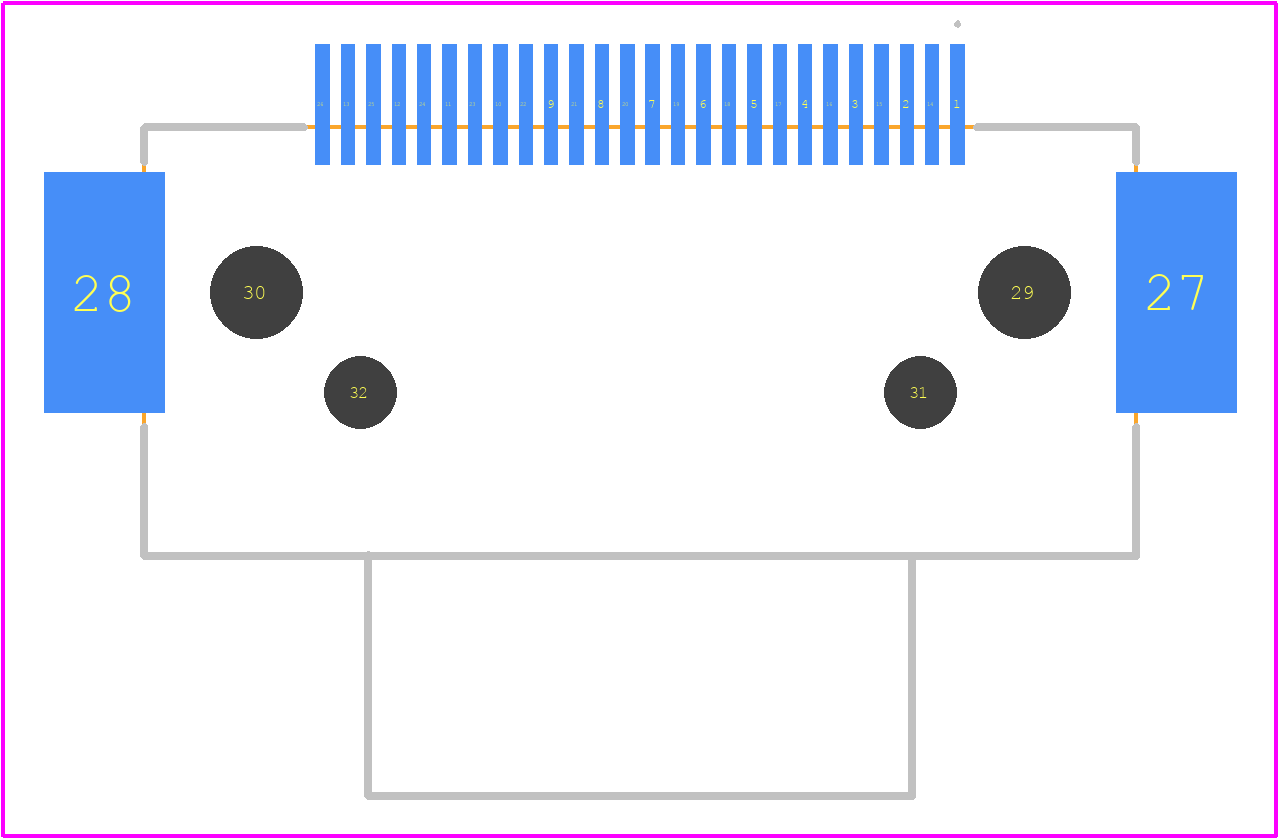 12226-8200-00+FR - 3M PCB footprint - Other - Other - 12226-8200-00+FR-1