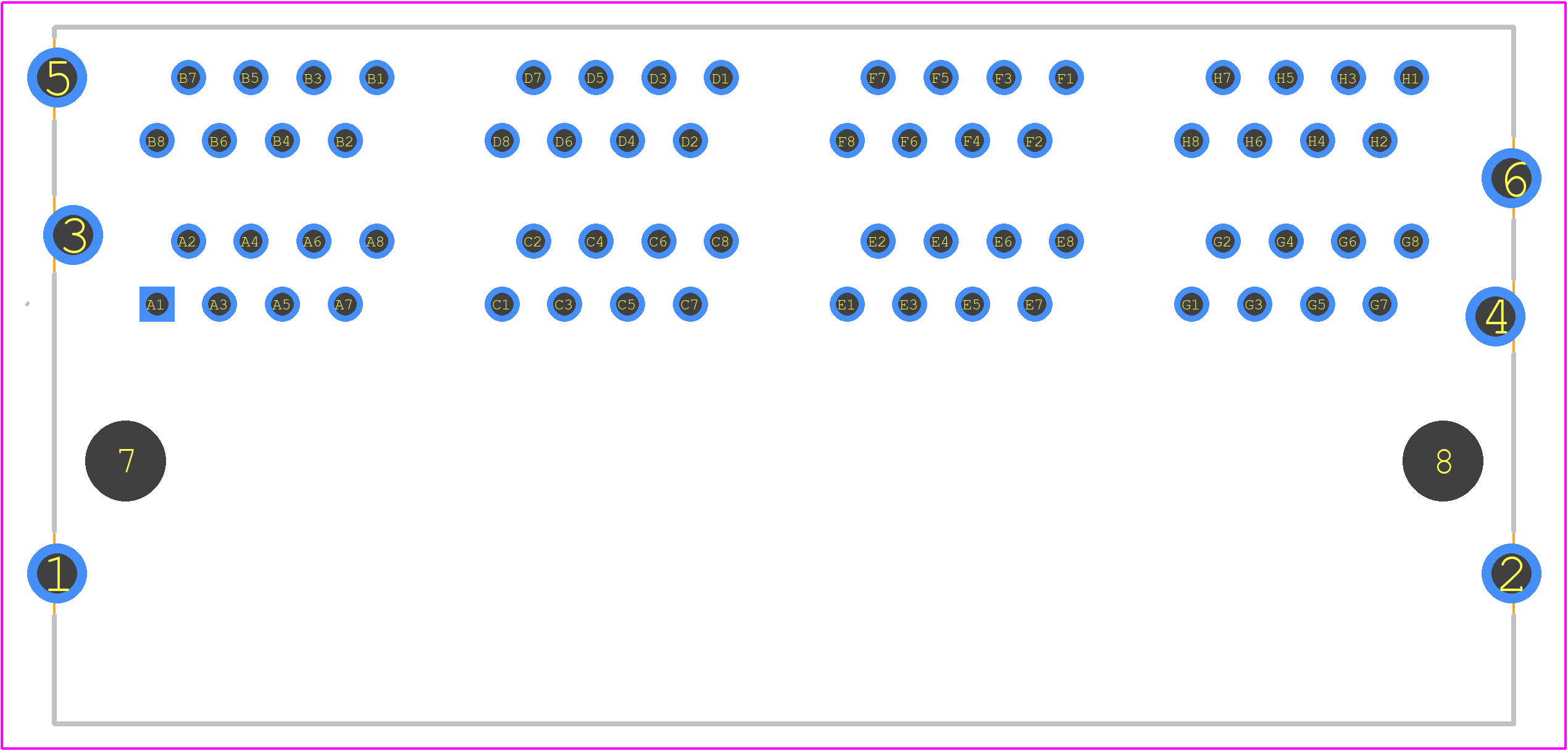 X18IDDGWA1DY3E127 - XKB Connectivity PCB footprint - Other - Other - X18IDDGWA1DY3E127-3