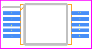 RS5C338A-E2-F - Nisshinbo PCB footprint - Small Outline Packages - Small Outline Packages - SSOP10